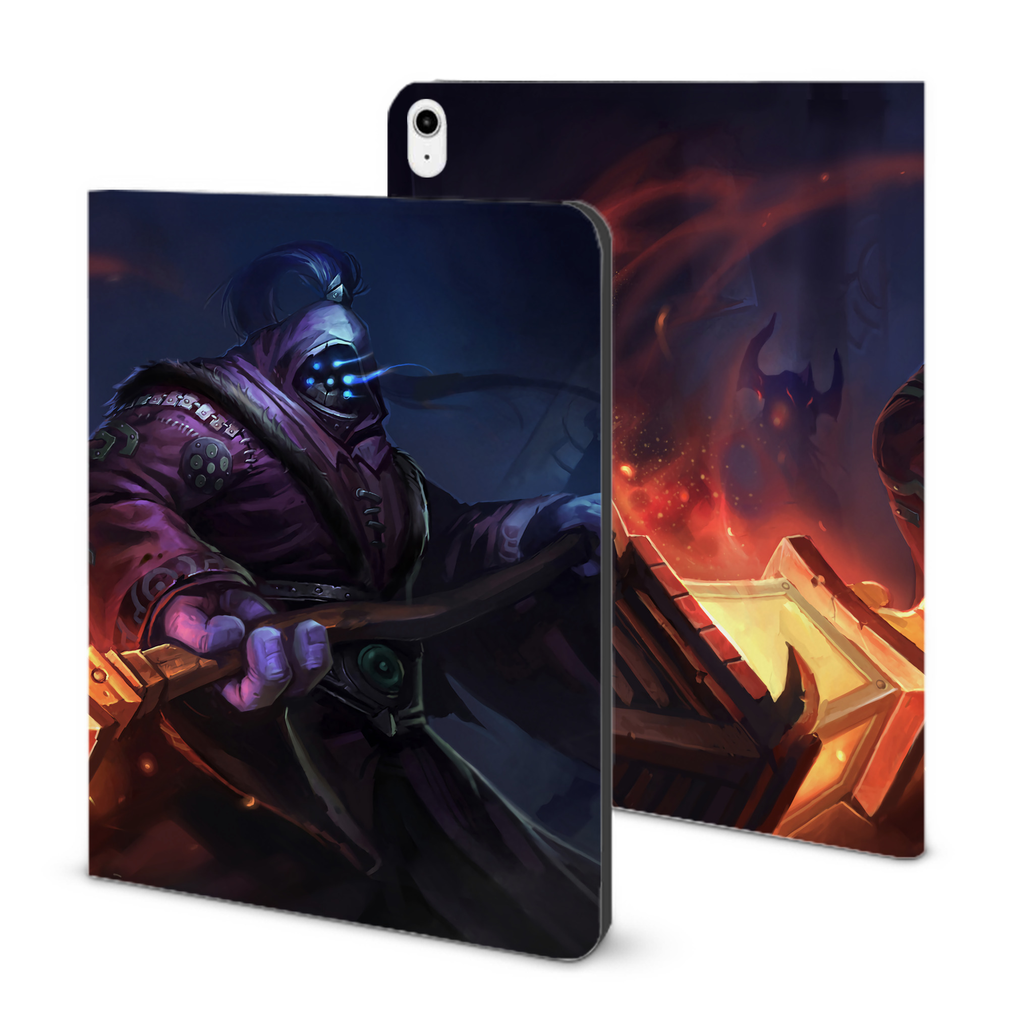 （画像用） リーグ・オブ・レジェンド League of Legends LOL IPadケース ペンホルダー付き ブックスタイルデザイン